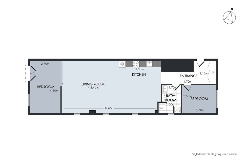 Room layout blue print