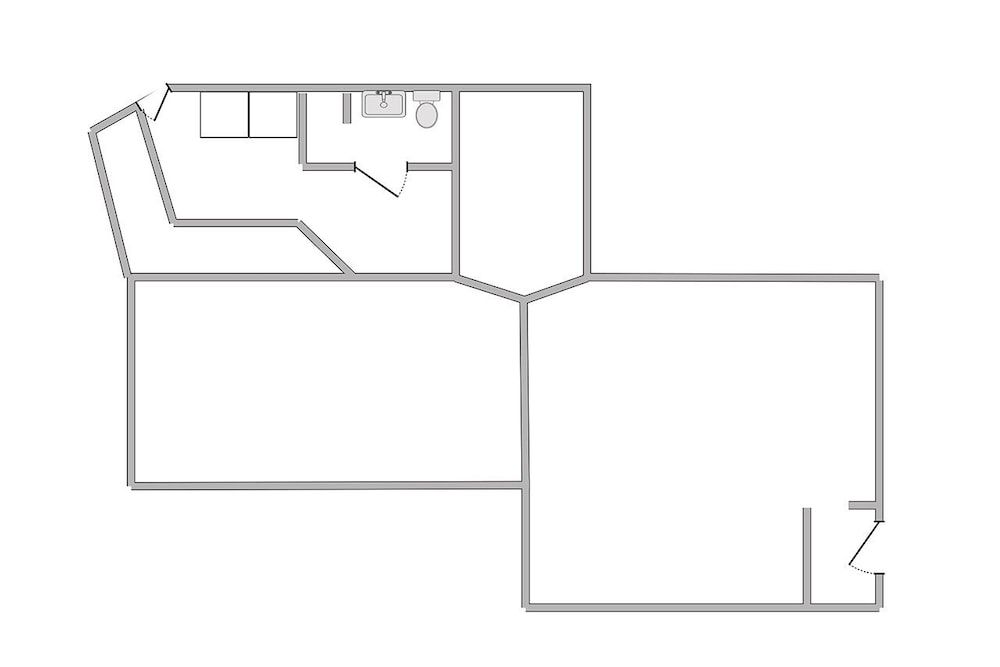 Room layout blue print