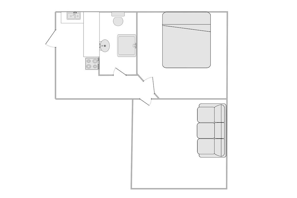 Room layout blue print