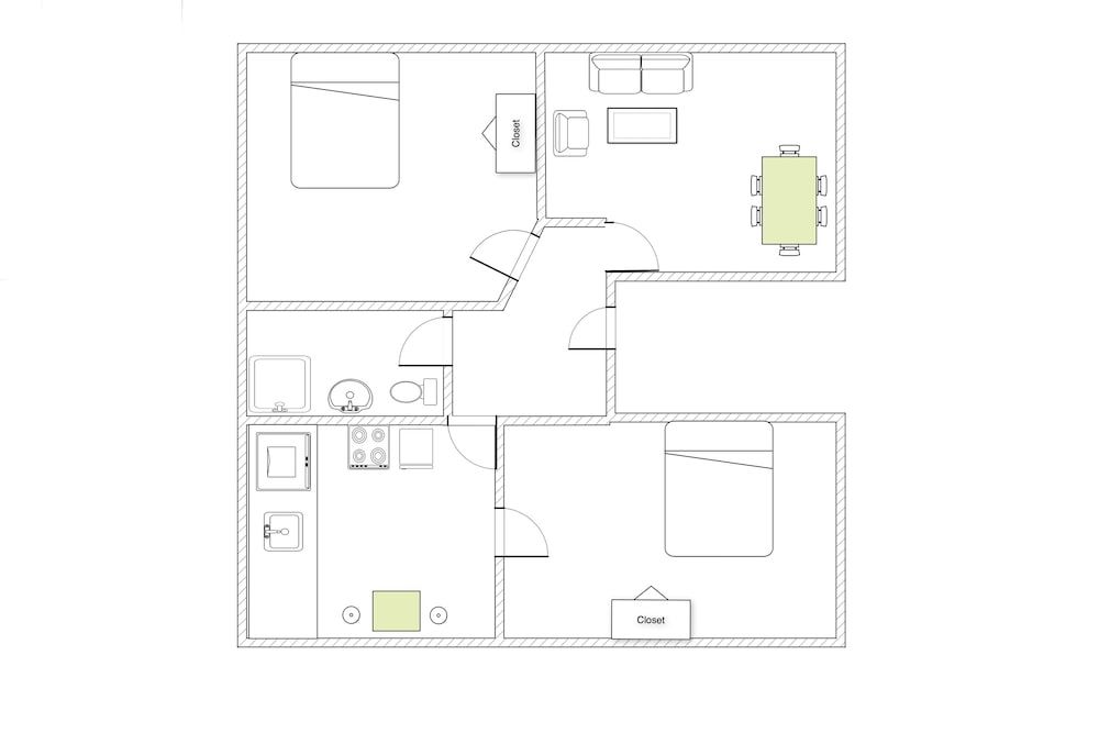 Room layout blue print