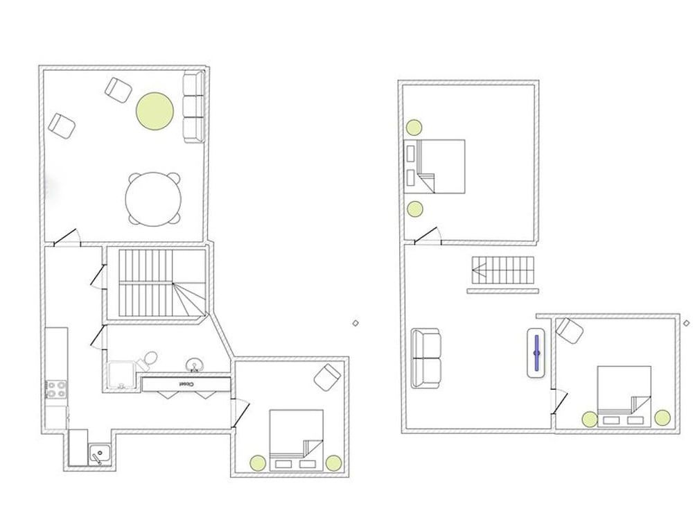 Room layout blue print