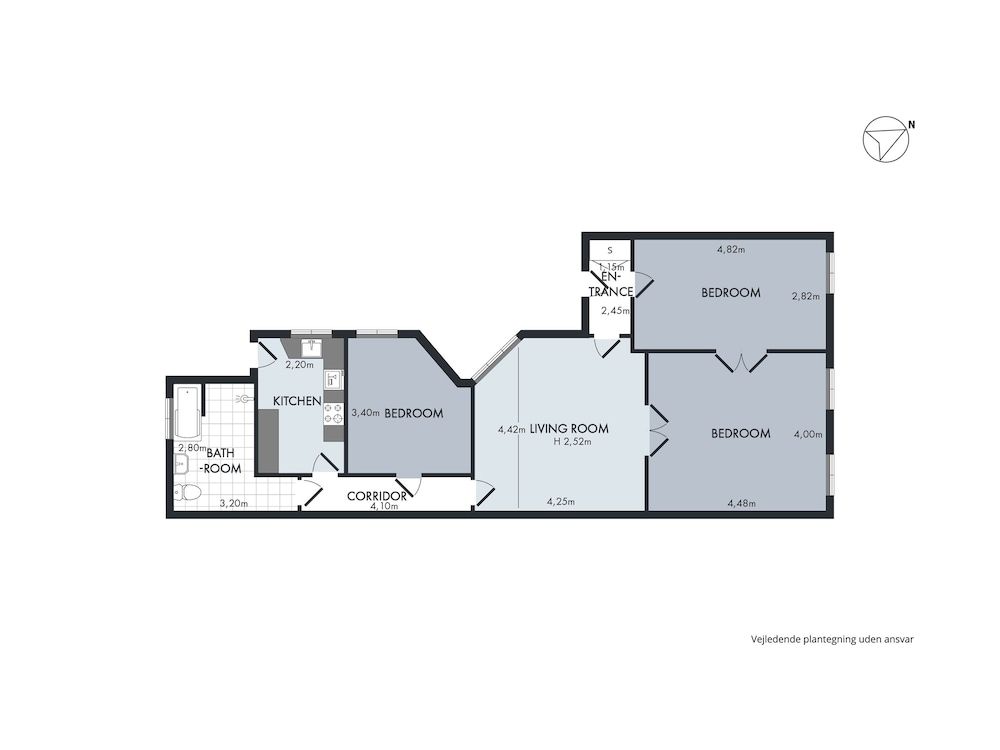Room layout blue print