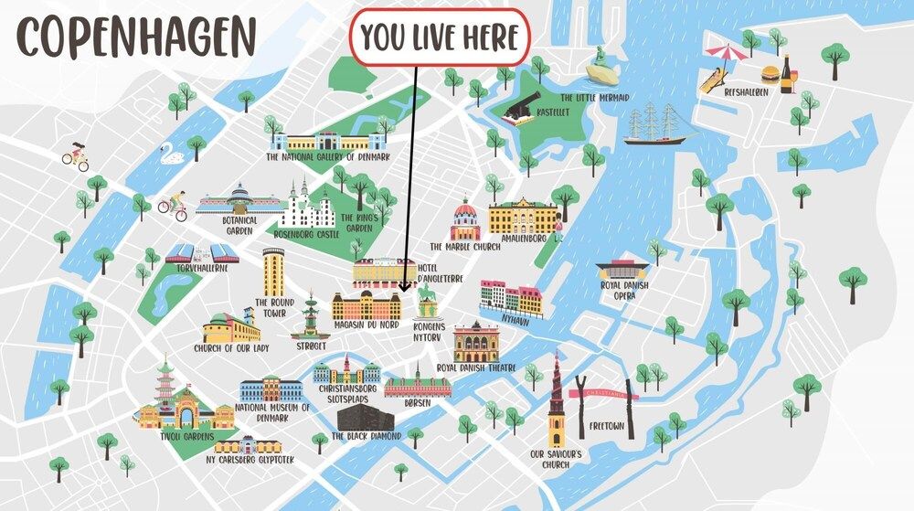 101sqm apt Heart of Copenhagen 100m to the Metro Apartment 24