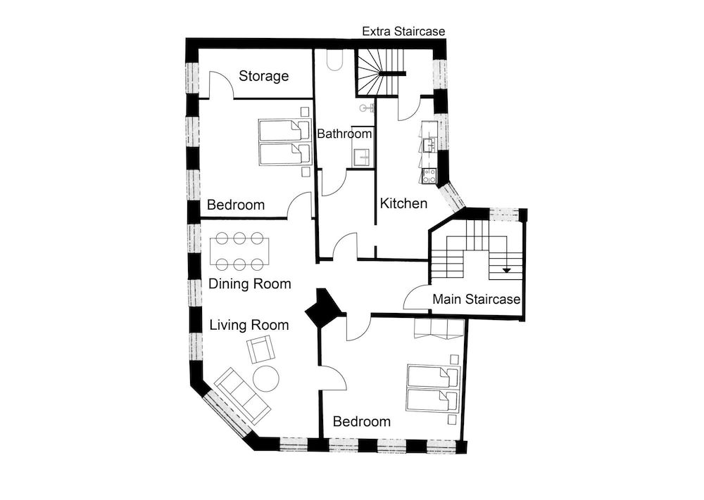 Luxury Tivoli Apt Scandinavian Design Heart of CPH Apartment 48