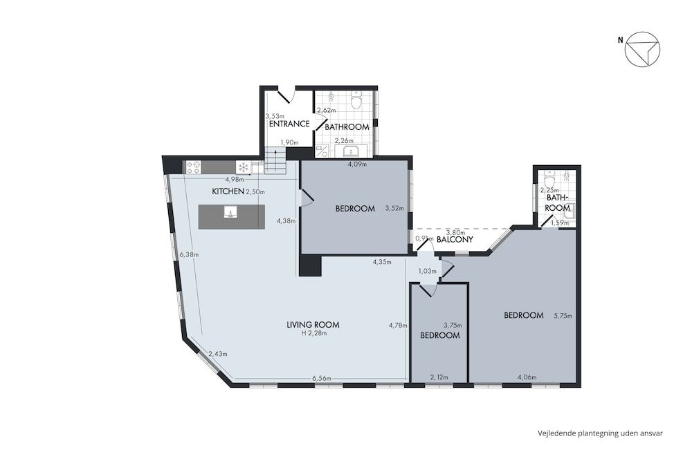 Room layout blue print
