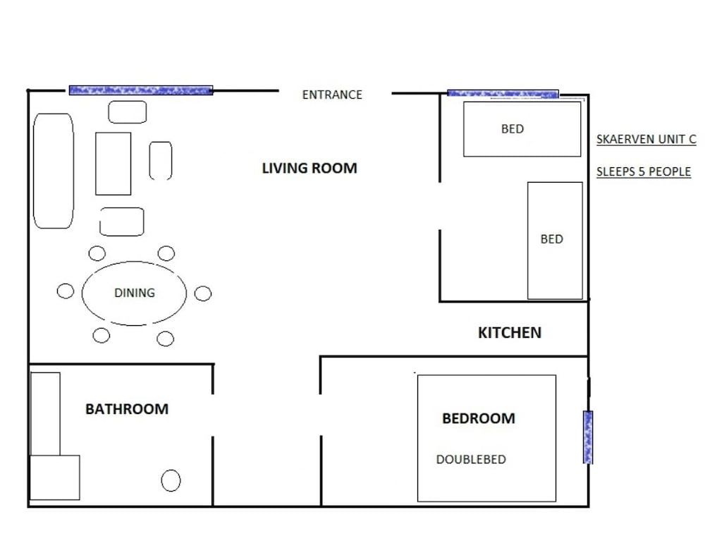 Skaerven Beachfront Condos and Cottage Family Apartment, 2 Bedrooms, Non Smoking, Ocean View (C) 17