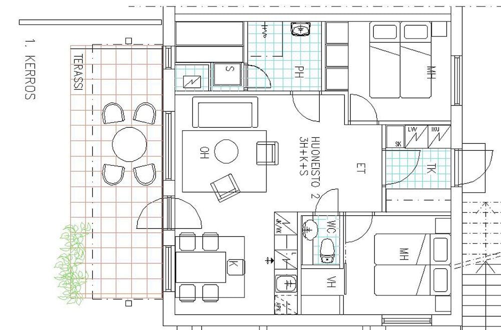 Apartments Tahko Standard Apartment, 2 Bedrooms 3