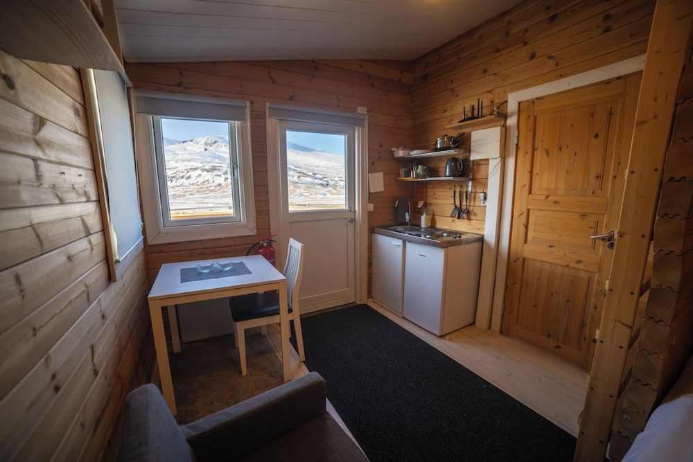 Dalahyttur Double Room with Mountain View 17