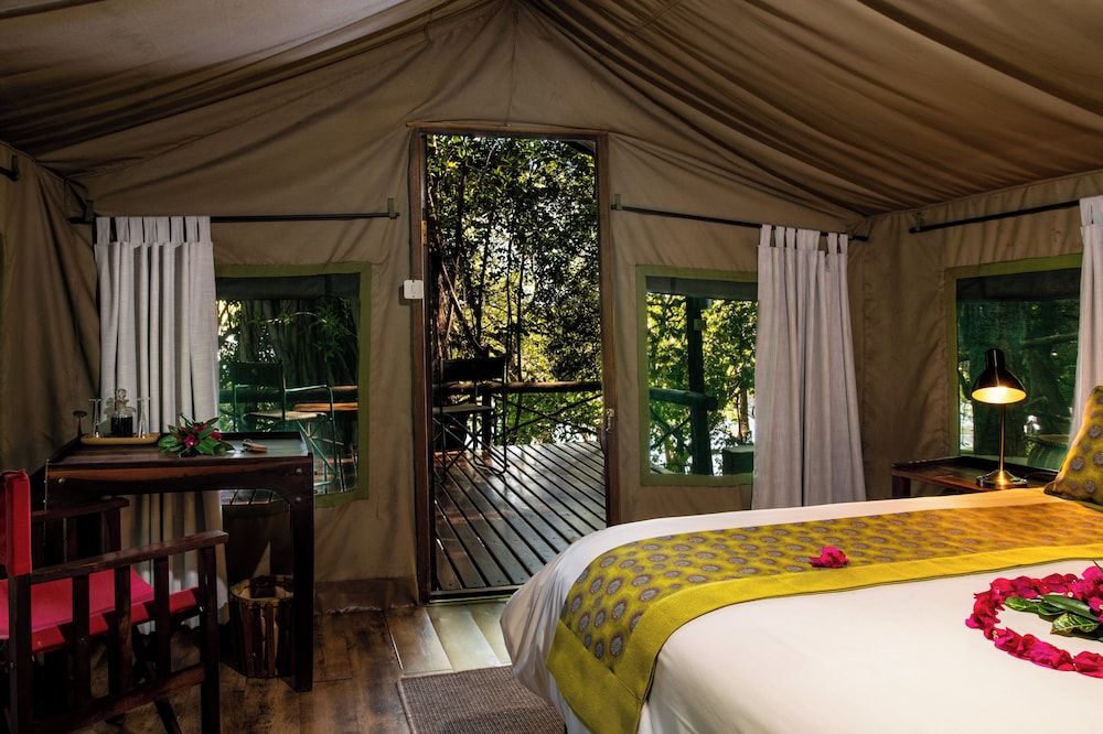 Ichingo Chobe River Lodge Luxury Tent, 1 Large Twin Bed, Non Smoking, River View 8