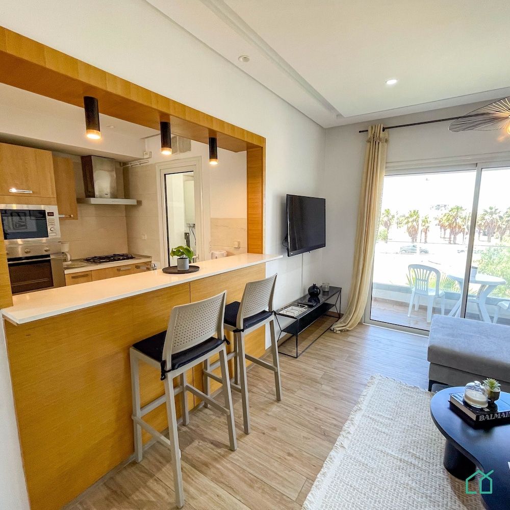 undefined Bright Stylish 1bd Flat in Jardins De Carthage 2