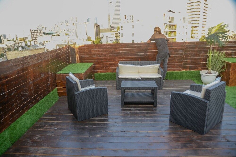 Rooftop Apartment Overlooking Rothschild Apartment, Balcony, City View 24