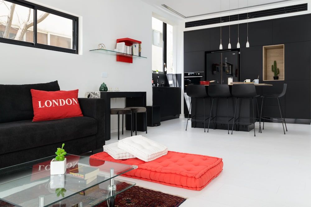 New Design & Sunny Balcony in TLV Center Design Apartment 16