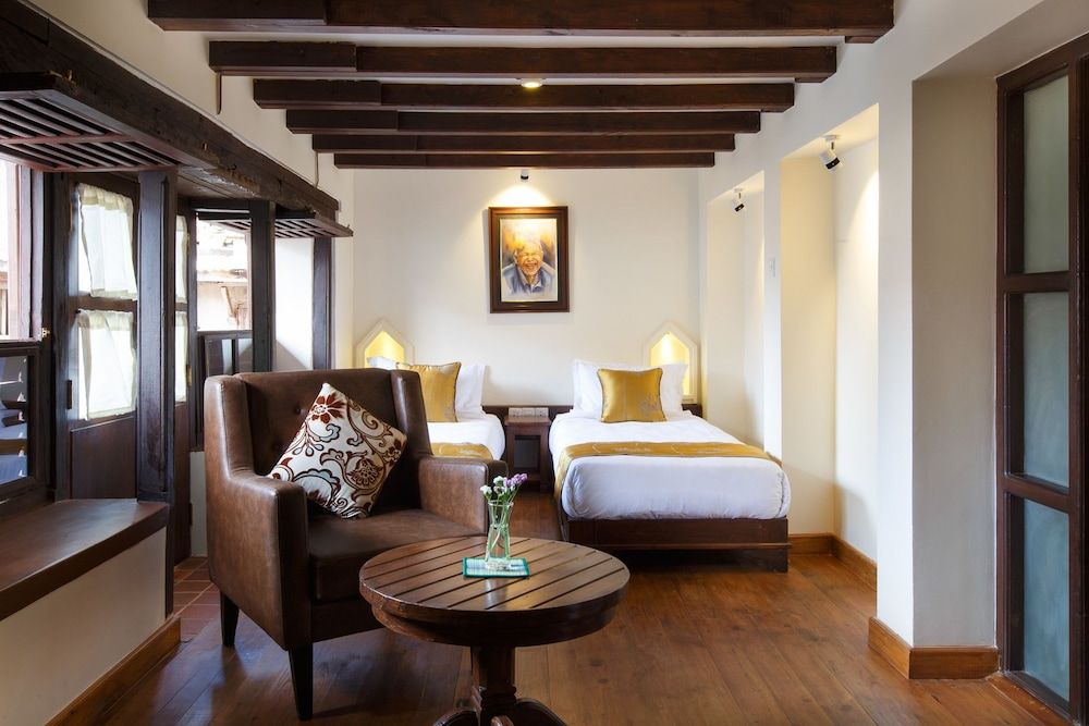 Hotel Patan House Deluxe Twin Room, 2 Twin Beds, Courtyard View 4