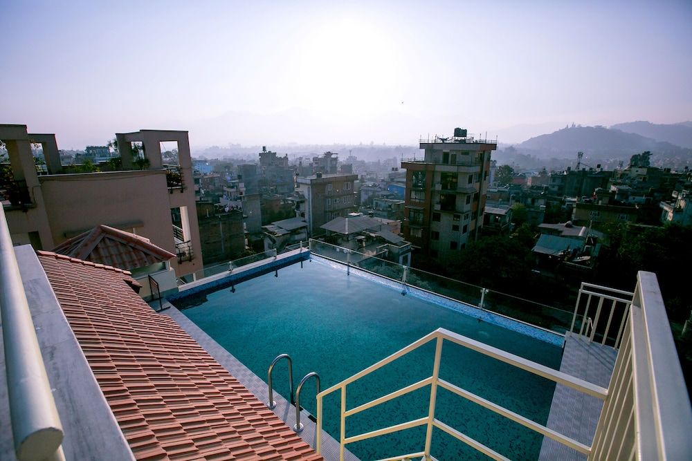 Rooftop pool