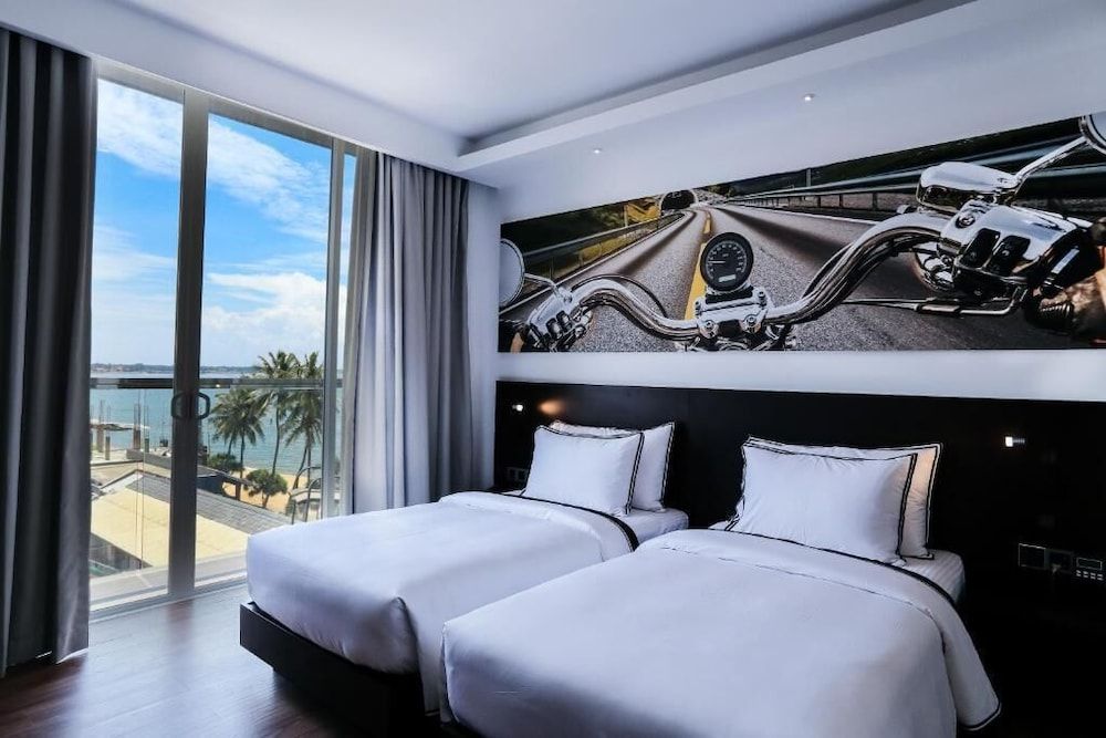 Super Deluxe Twin Room With Balcony, Sea View