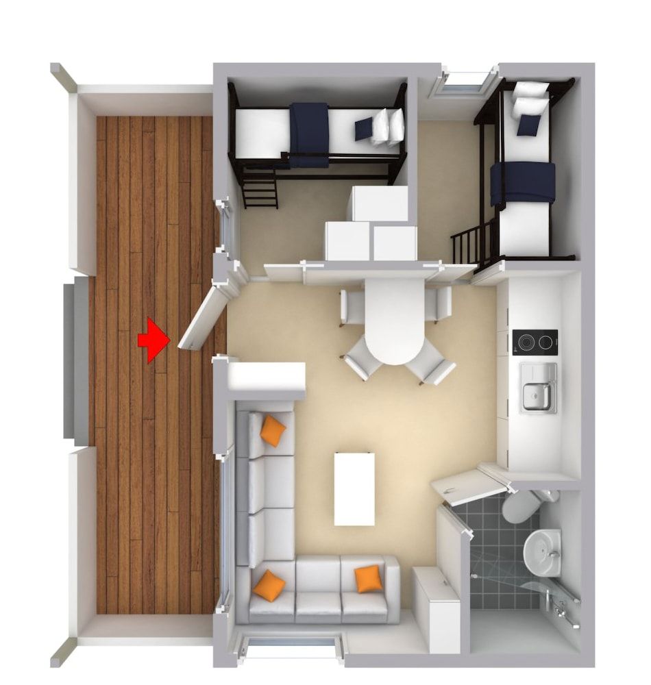 First Camp Lugnet Falun Cabin (Lugnetstuga) 6