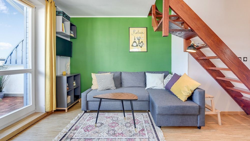 Studio, 1 Double Bed with Sofa bed, Courtyard View (with entresol, 3 persons)