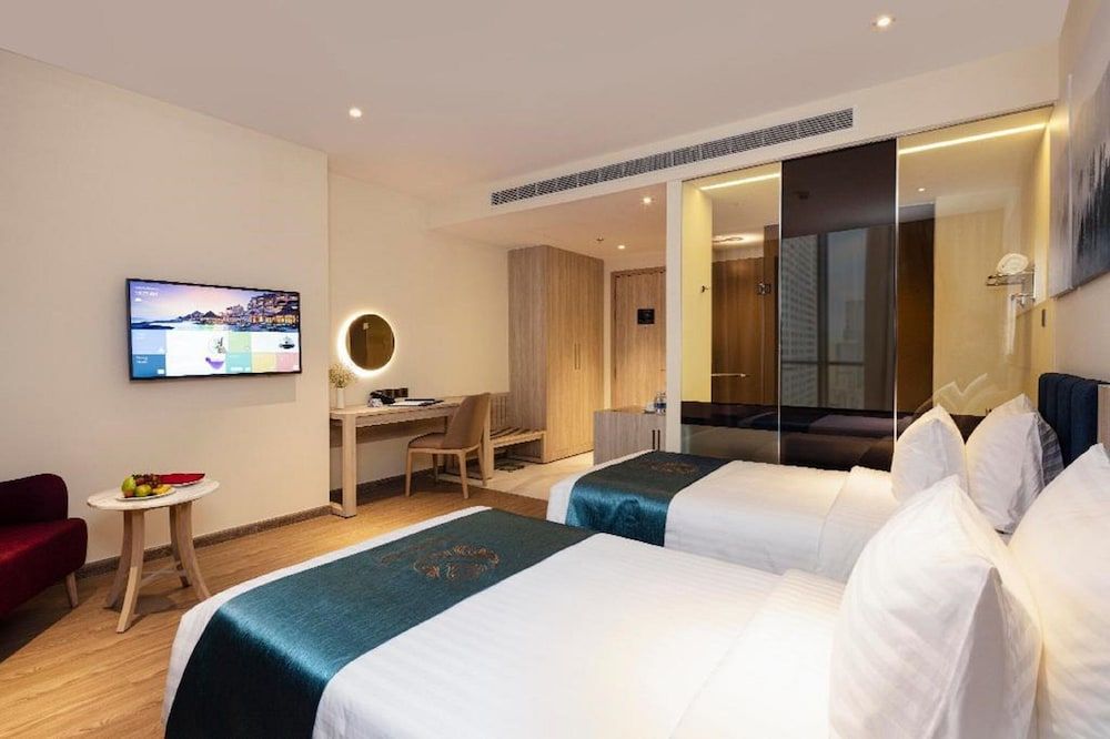 Deluxe Twin Room, Balcony, Partial Sea View