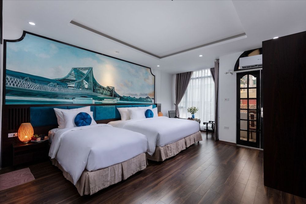 Hanoi Lullaby Hotel & Travel Deluxe Double or Twin Room, Balcony