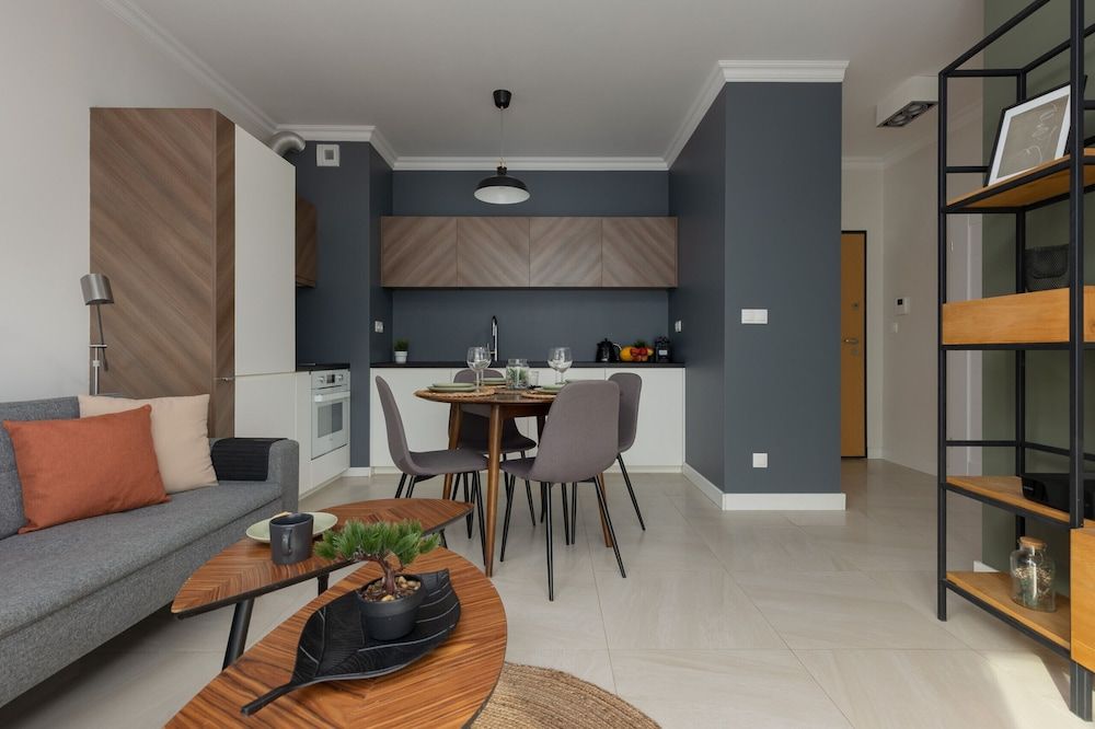 Kapelanów Armii Krajowej by Renters Apartment, 1 Bedroom, Balcony, Lakeside 18