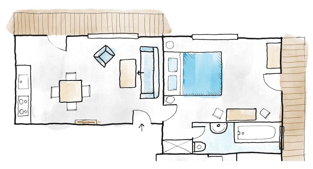 Basic Apartment, 1 Bedroom (Gastein)