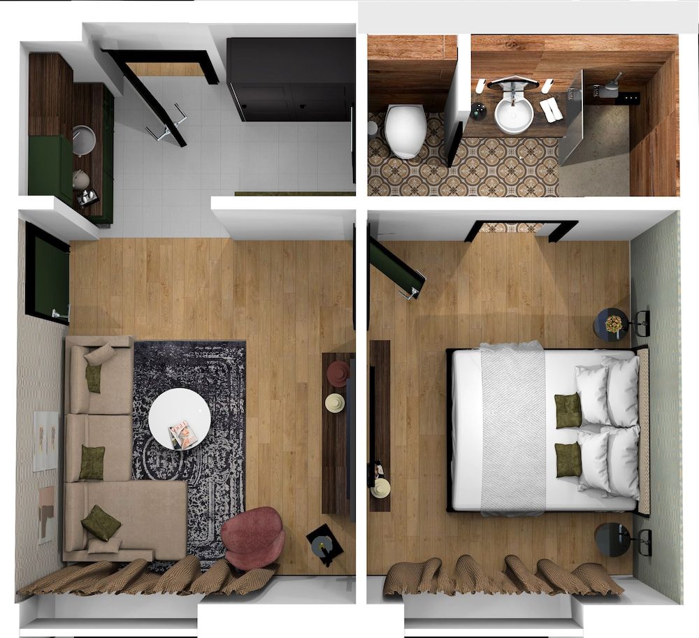 Room layout blue print