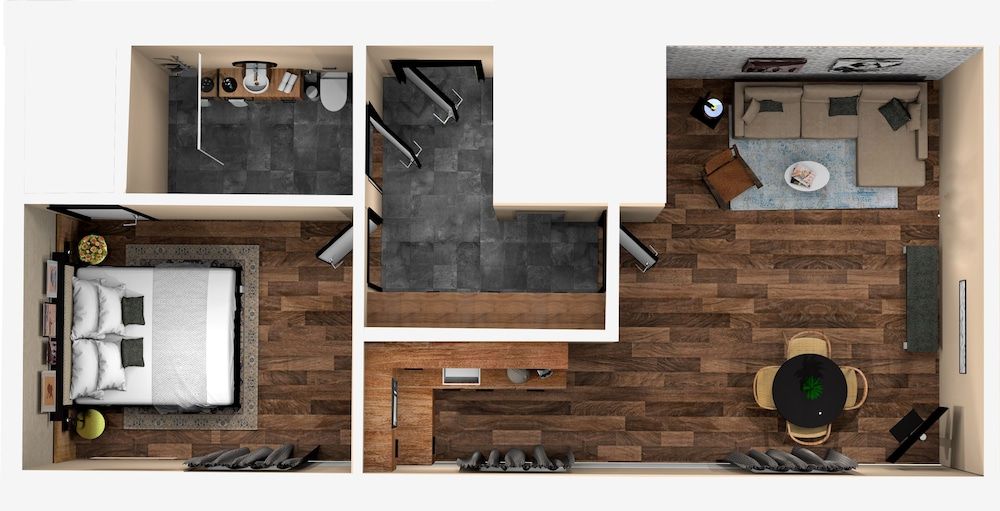 Room layout blue print