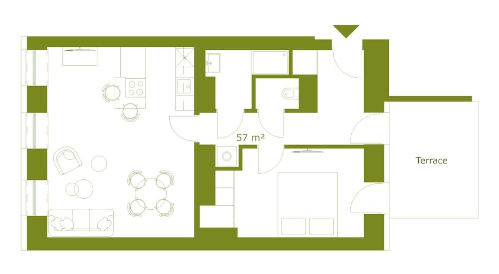 Green Leisure Apartments Standard Apartment 5