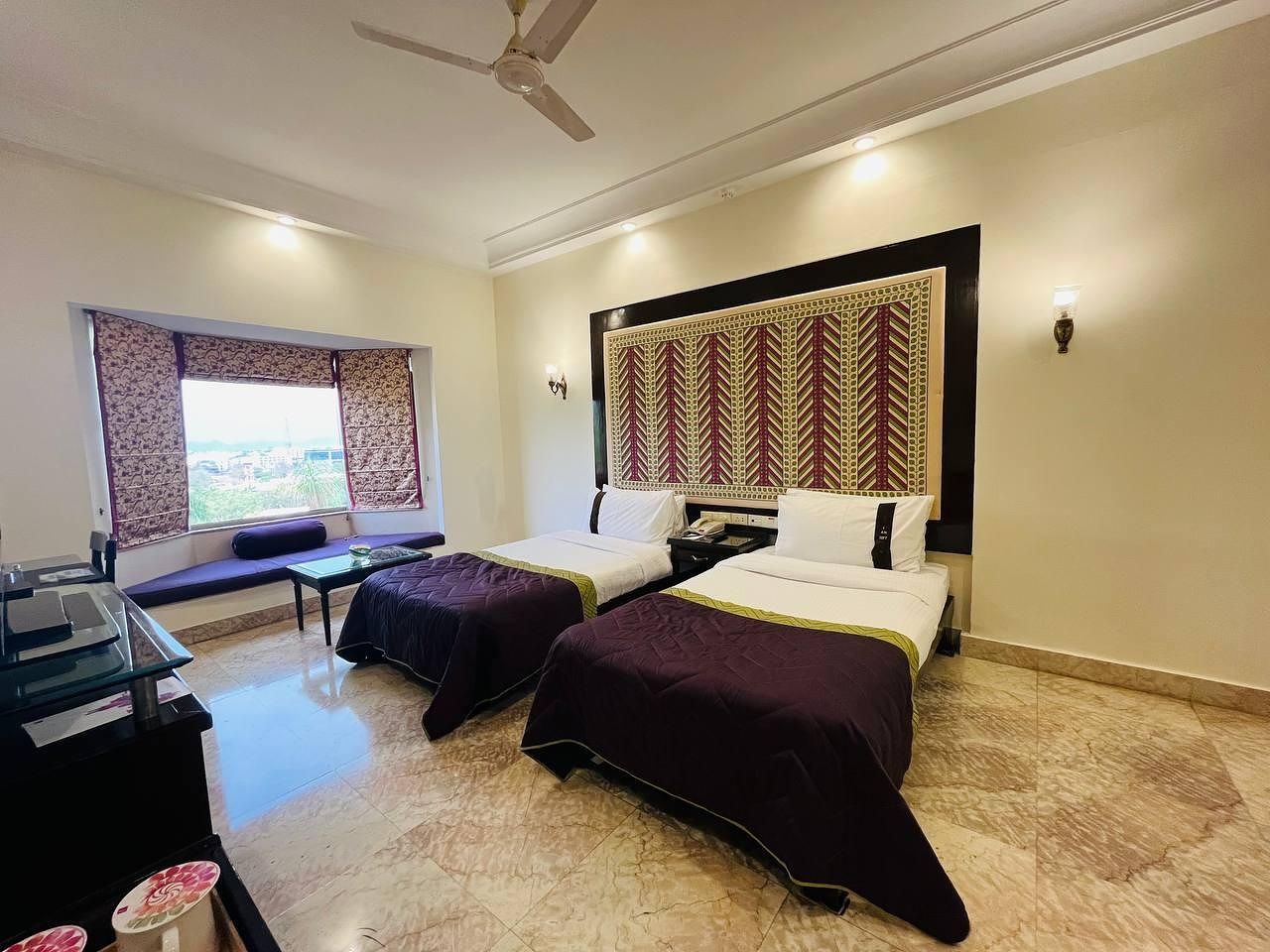 Twin Bed Room with Valley View