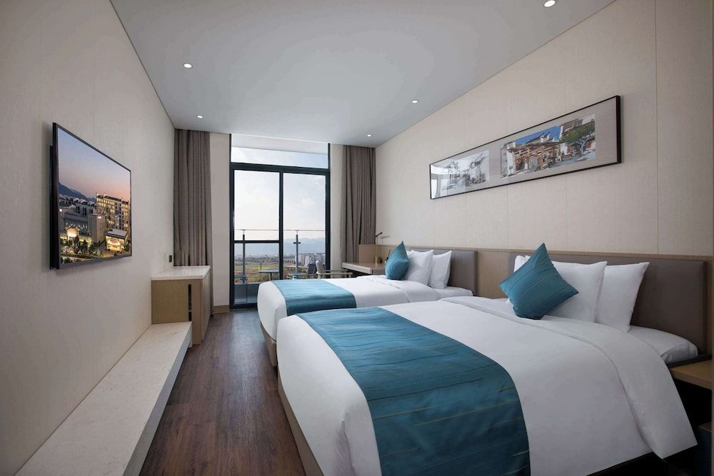 Room, 2 Double Beds, Non Smoking, Mountain View
