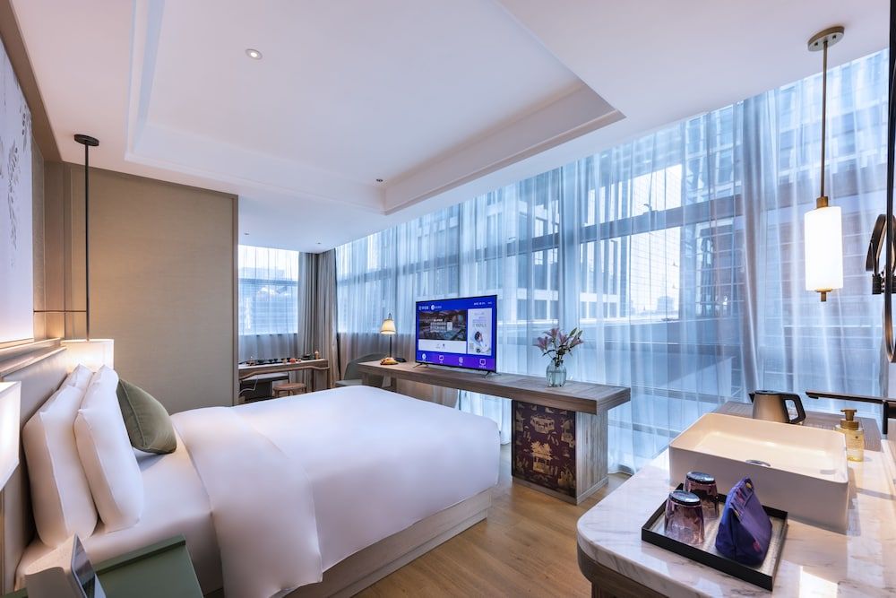 Manxin Beijing Bei Qi Jia Wen Du Shui Cheng Hotel Deluxe Double Room, Non Smoking (Mainland Chinese Citizen Only) 2