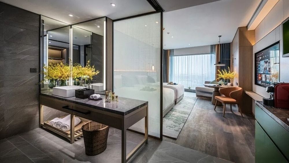 YAZHIJIUDIAN Deluxe Twin Room, 1 Bedroom 2