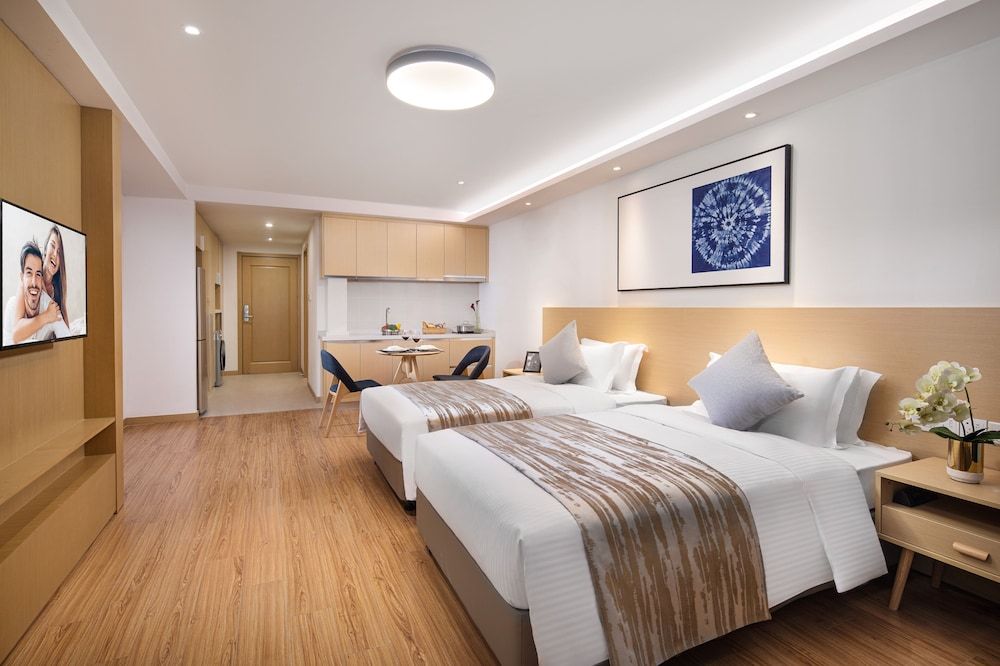 Studio, 2 Twin Beds