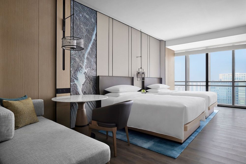Room, 2 Double Beds, Corner (View)