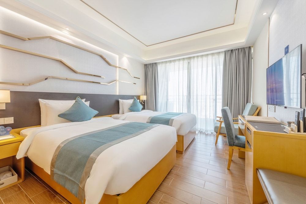 Deluxe Twin Room, Multiple Beds, Kitchen