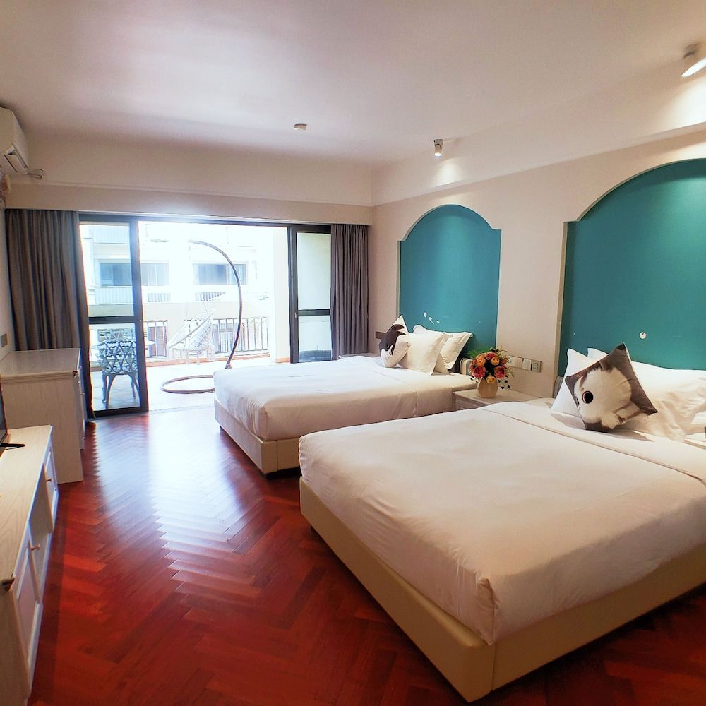 Shenzhen Sea House Apartment Deluxe Twin Room
