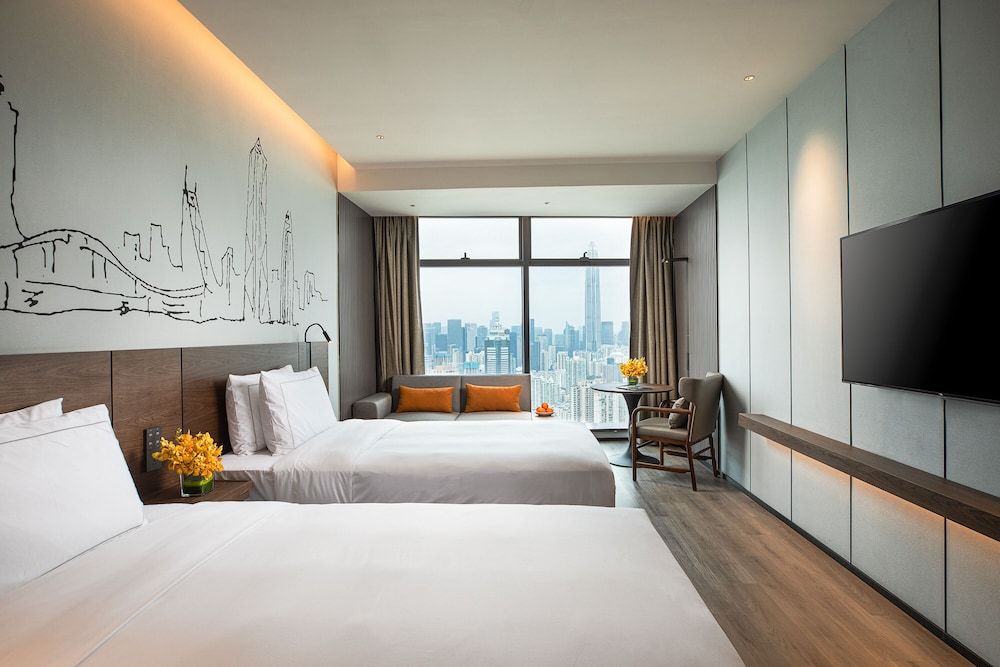 UrCove Shenzhen Bay Futian Port Deluxe Twin Room