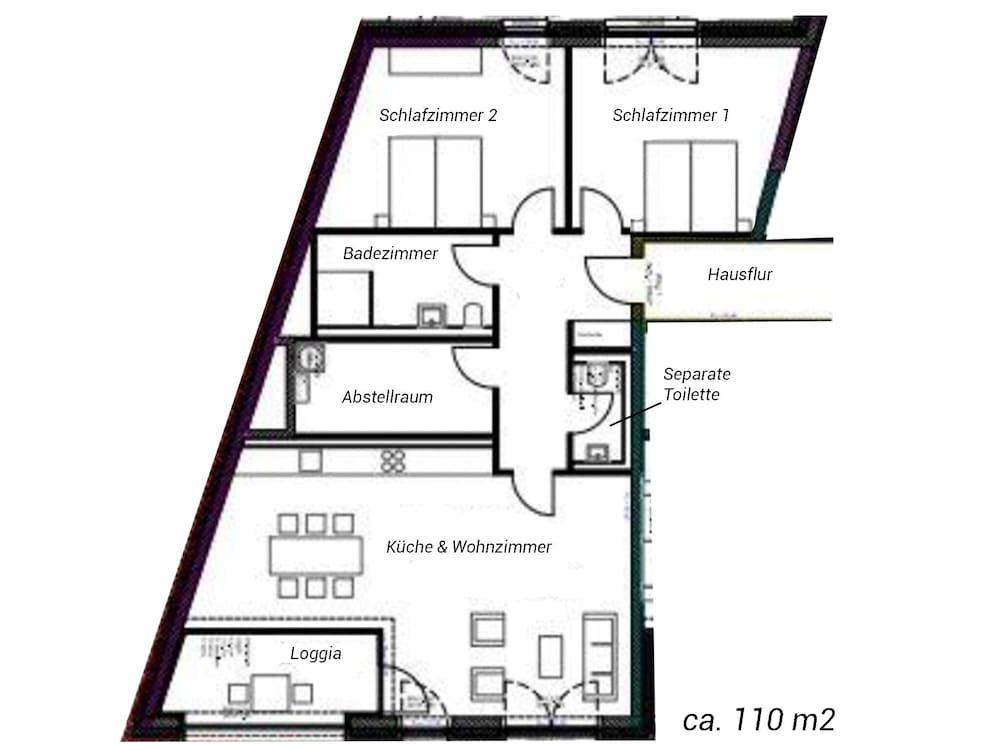Stylish Apartments in Ibbenbüren Family Apartment, 2 Bedrooms 7
