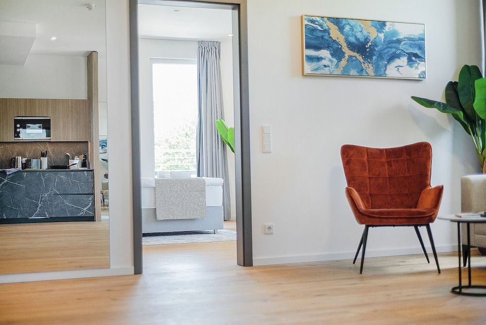 BRIGHT - Rosenheim Aicherpark Penthouse Suite with balcony and terrace. 21