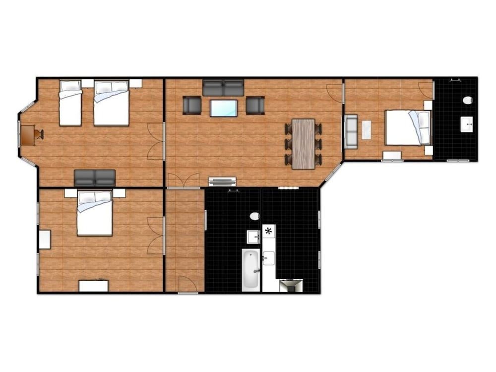 Brücken Deluxe 1 - 4 Apartment, 3 Bedrooms, City View 9