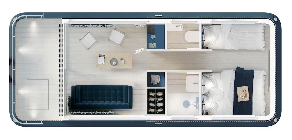 Room layout blue print