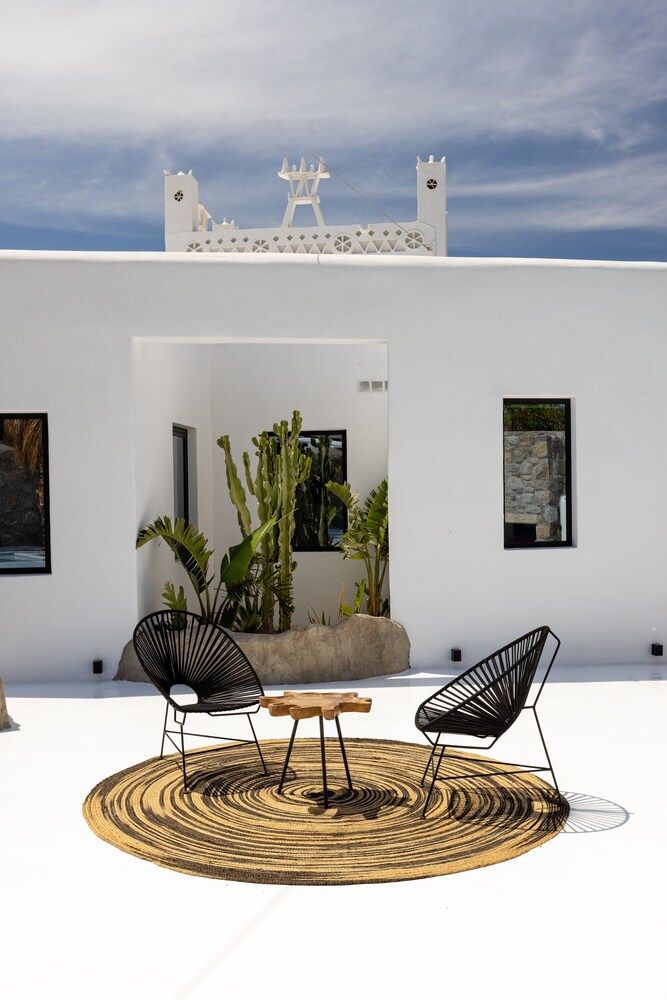 undefined Mykonos Town Black Villa with Cave Heated Pool