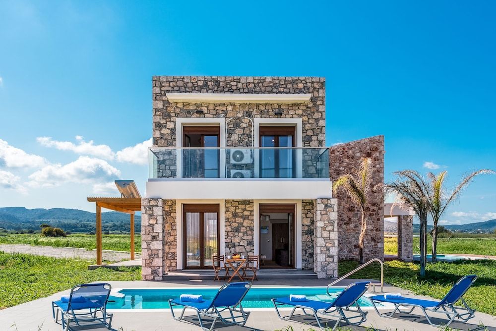 Villa, 2 Bedrooms, Private Pool, Sea View (Attalos)