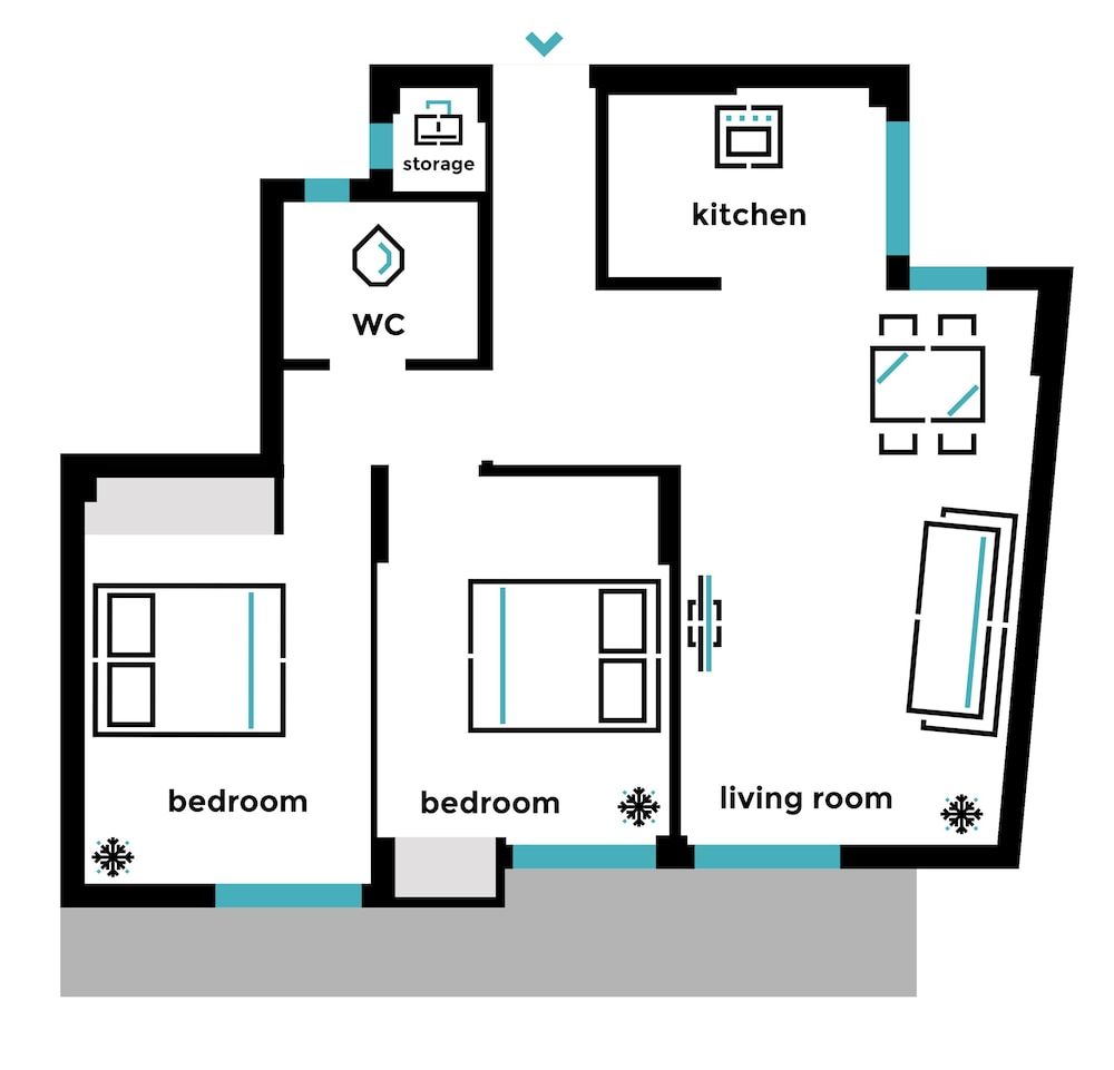 UPSTREET Modern Downtown Flat -Acropolis Apartment, 2 Bedrooms 7