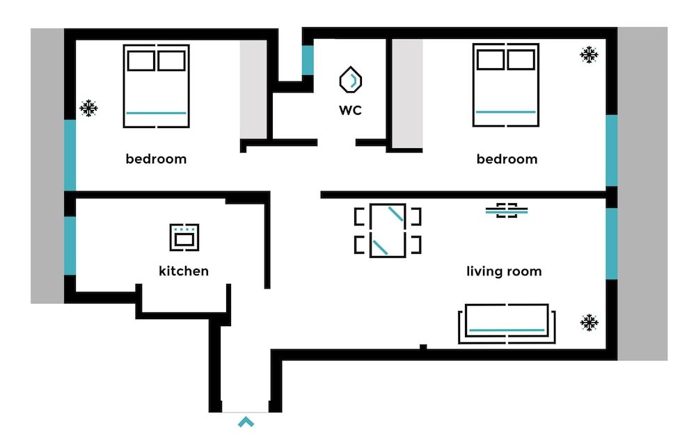 UPSTREET Adorable 2 Bedroom Apartment near Kallimarmaro Stadium Apartment, 2 Bedrooms, City View 16