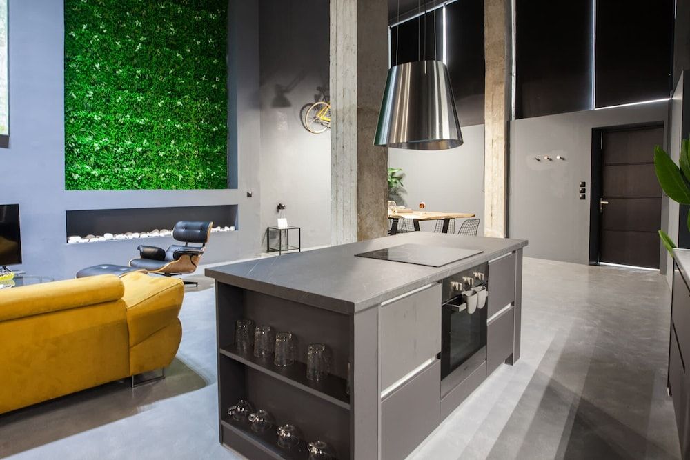Modern Industrial Apt In Neos Kosmos Apartment 18