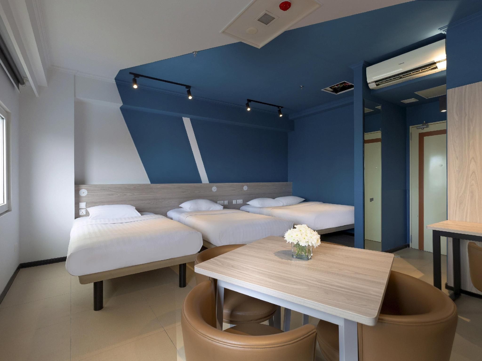 Family Room With 1 Double Bed And 2 Single Beds