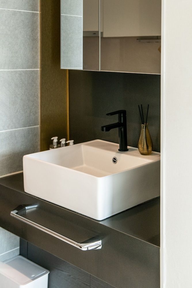 Seomyeonstation Central hotel Deluxe Twin Room, Kitchen, City View 8