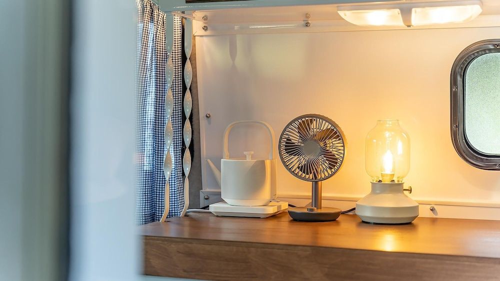 Geumsan Lalaland Caravan Basic Room, 1 Bedroom (Caravan (Deep blue)) 6