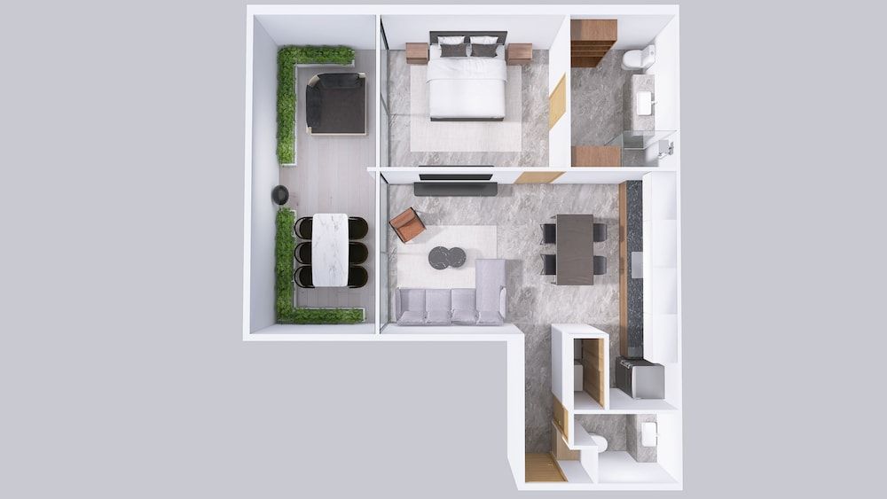 Room layout blue print